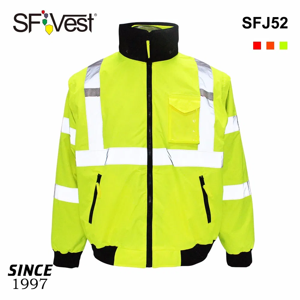 2020 Bomber Jackets Work Wear Winter Polyester Construction Worker Uniform Workwear
