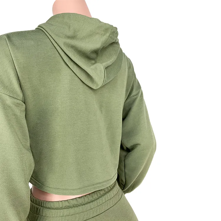 2021 Aibort Hot New Style Original Solid Color Long Sleeve Two Piece Set Outfits Women 2 Piece Set Clothing