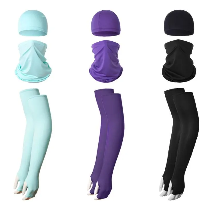 2021 Custom Functionl Outdoor Sport UV Protection Armsleeves, Cap, Bandana, Headware, Face Cover