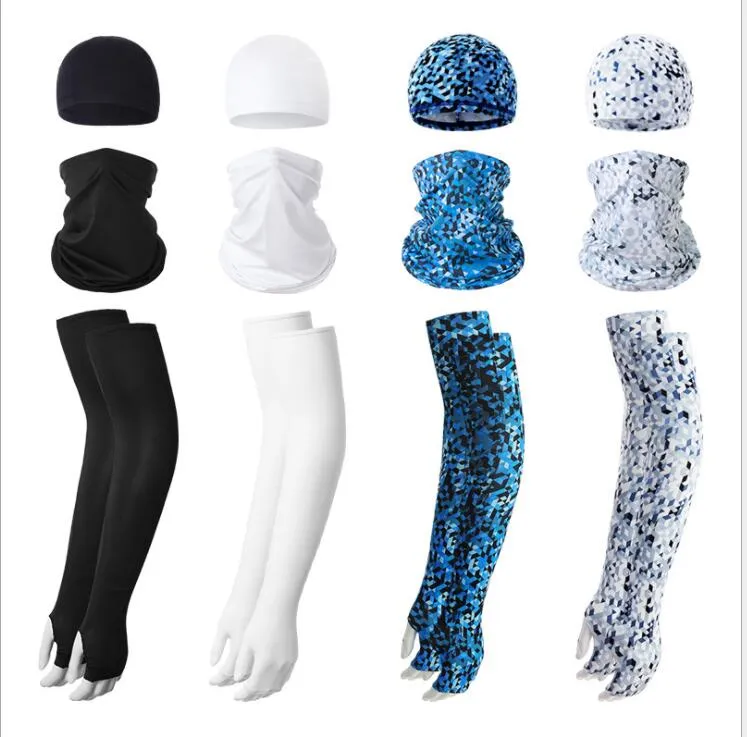 2021 Custom Functionl Outdoor Sport UV Protection Armsleeves, Cap, Bandana, Headware, Face Cover