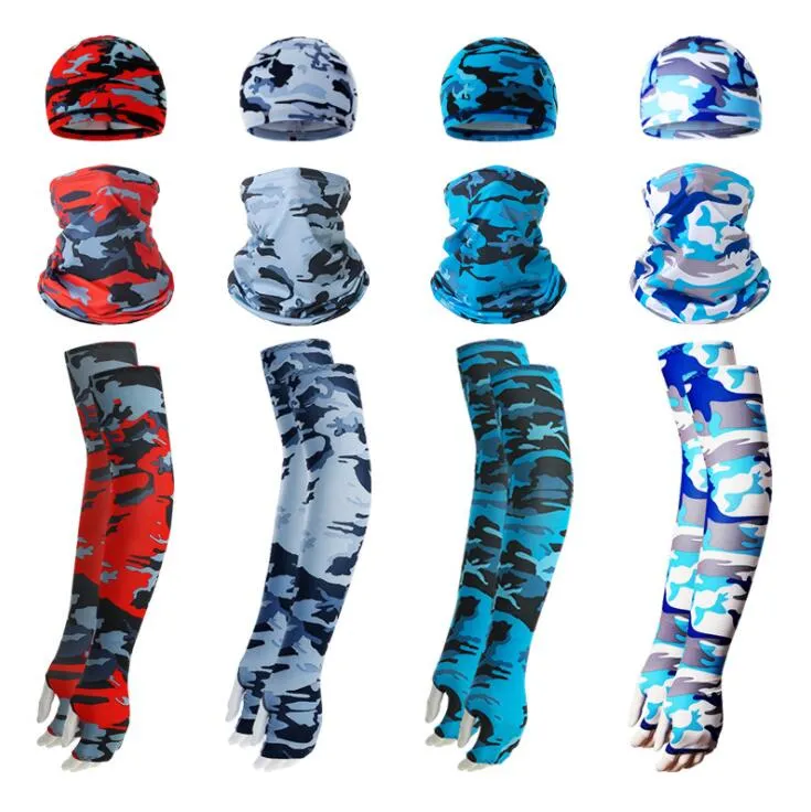 2021 Custom Functionl Outdoor Sport UV Protection Armsleeves, Cap, Bandana, Headware, Face Cover
