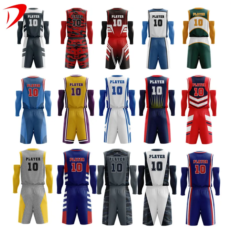2021 Latest Apparel Wholesale Factory Uniform Jersey Sublimation Custom Wear Sportswear Clothes Used Clothing Shirts Sports Wear Reversible Basketball Jerseys