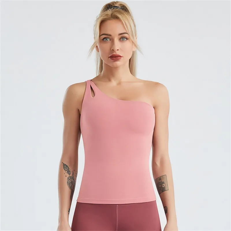 2021 Summer New Design Yoga Clothes Women′s Sexy Fitness Vest Running Fast Dry Naked Sports Underwear