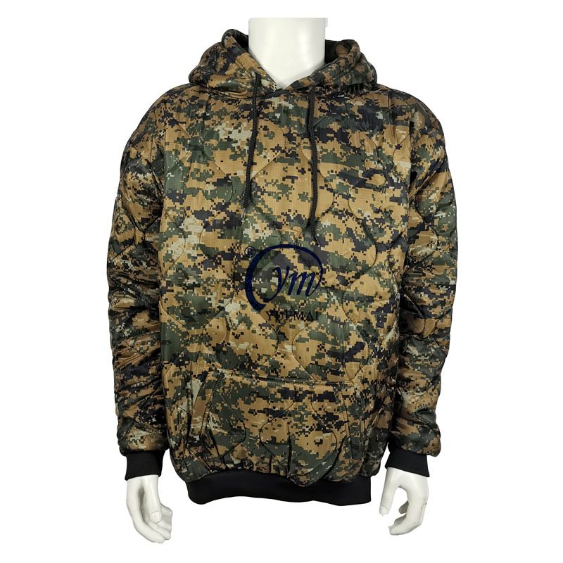 Army Digital Camo Pullover Military Jacket Tactical Woobie Hoodie