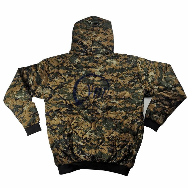 Army Digital Camo Pullover Military Jacket Tactical Woobie Hoodie