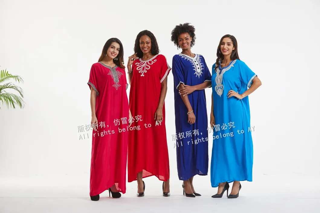 Ay Fashion and Hot Sale Boubou Print Kaftan Dresses