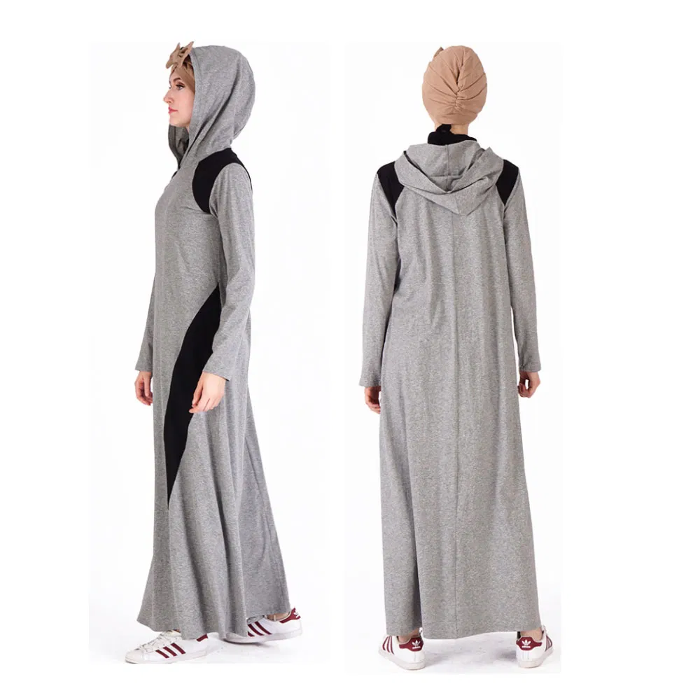 Baju Jubah Islamic Tracksuit Sportswear Breathable Casualwear Muslim Sports Abaya
