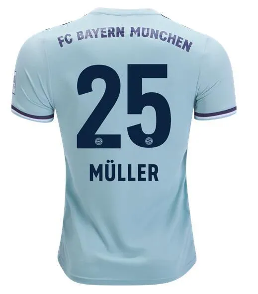 Bayern Munchen 25 Thomas Muller Home Away Football Soccer Jerseys