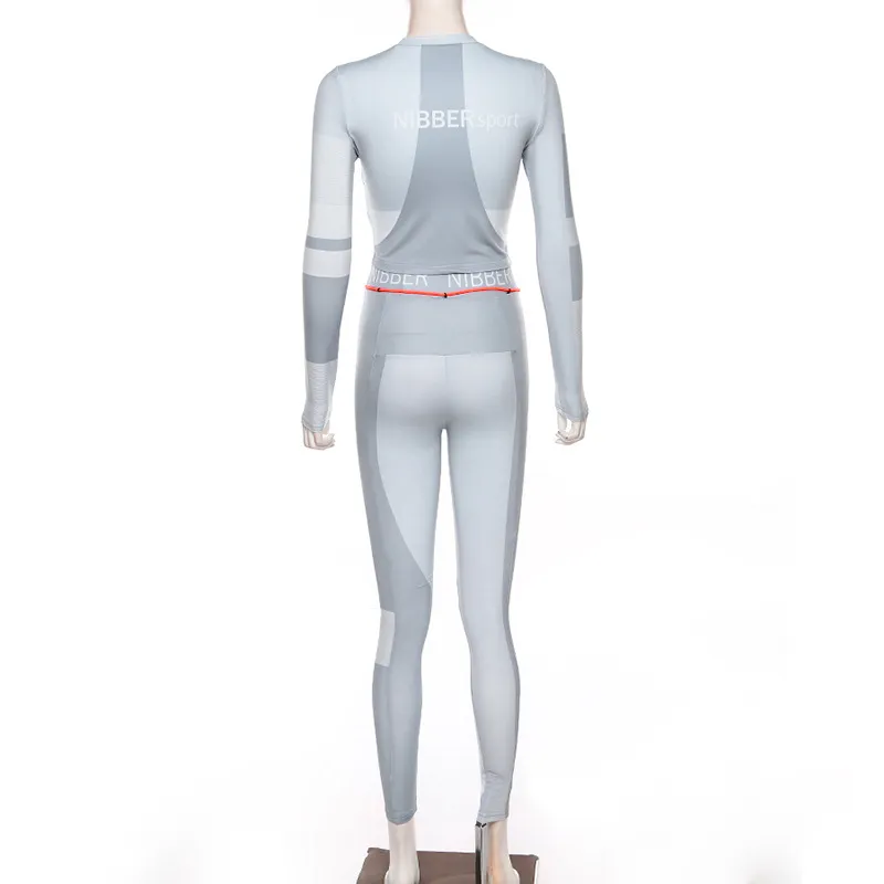 Brand New Camo Sports Suit Female Two-Pieces Gym Clothing Yoga Set Running Workout Sport Wear for Women Leggings Sportswear