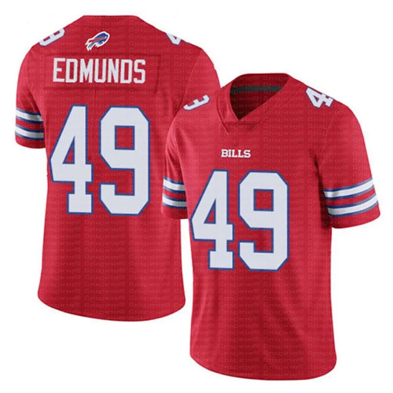 Buffalo Bill Josh Allen Tre′davious White Stefon Diggs Jersey Jim Kelly Thurman Thomas Zack Moss 91 Oliver Tremaine Edmunds Tyrod Taylor Football Jerseys