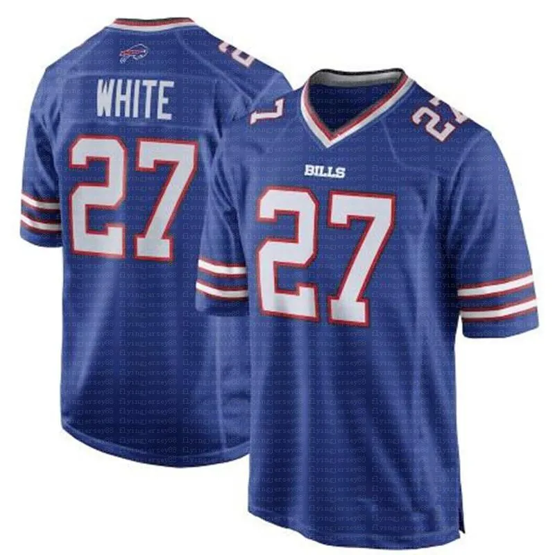 Buffalo Bill Josh Allen Tre′davious White Stefon Diggs Jersey Jim Kelly Thurman Thomas Zack Moss 91 Oliver Tremaine Edmunds Tyrod Taylor Football Jerseys