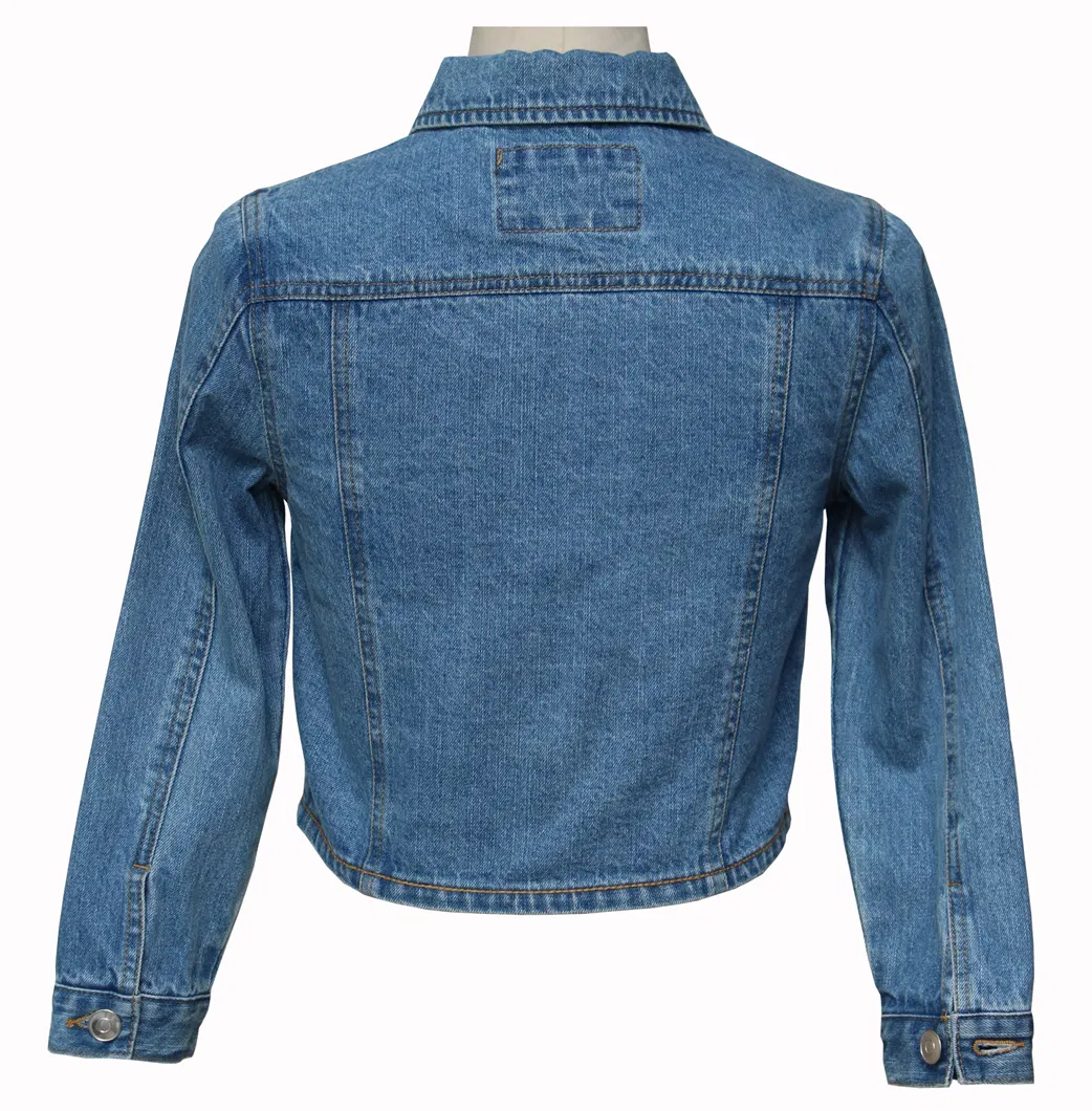 Children Fashion Denim Jean Coats Kids Handsome Jackets