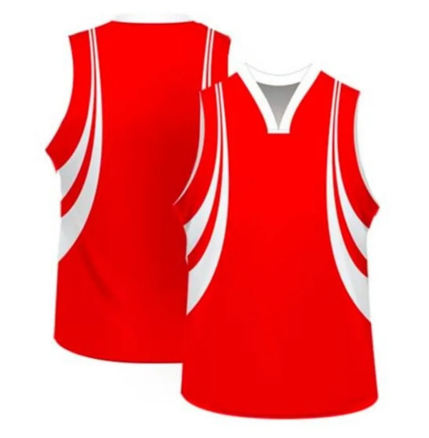 China Red and White College Basketball Jerseys with Names