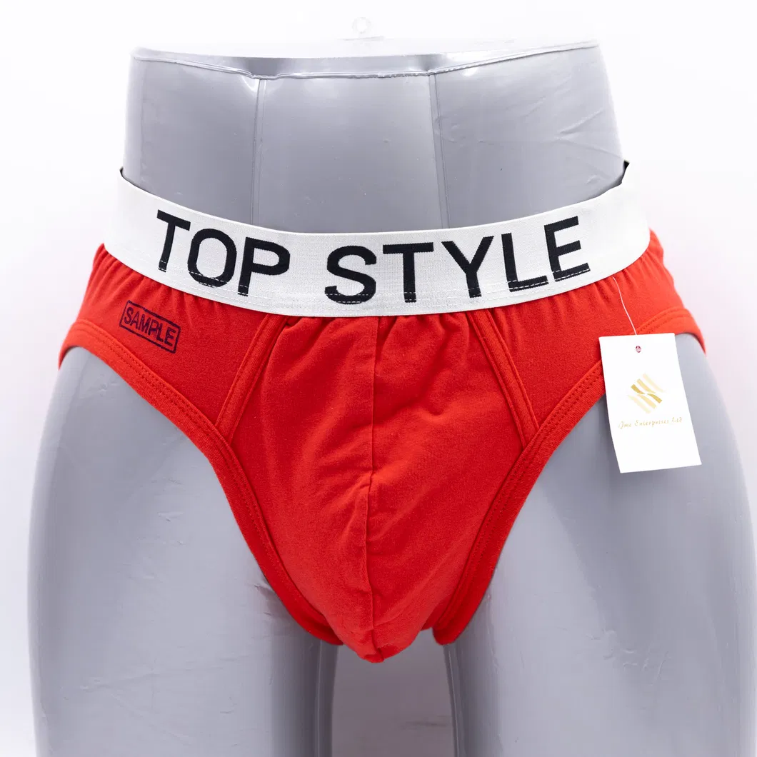 Confortable Custom Men Underwear Men′ S Cotton Boxer Briefs (JMC12010)