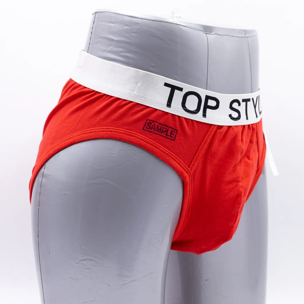 Confortable Custom Men Underwear Men′ S Cotton Boxer Briefs (JMC12010)