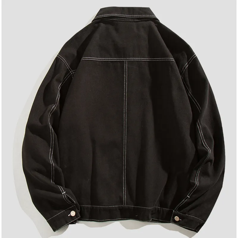 Custom Cowboy Coat Autumn and Winter Trend Casual Handsome Jacket Men′ S Jacket Support Custom