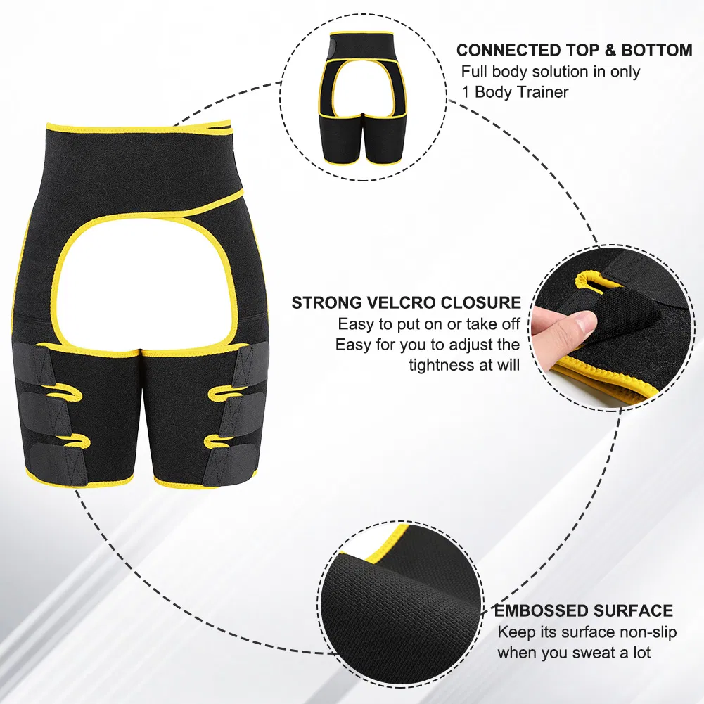 Custom Leg Shaper Workout Waist Trainer for Ladies Thigh Eraser Private Label Waist Trainer Shaper Trimmer