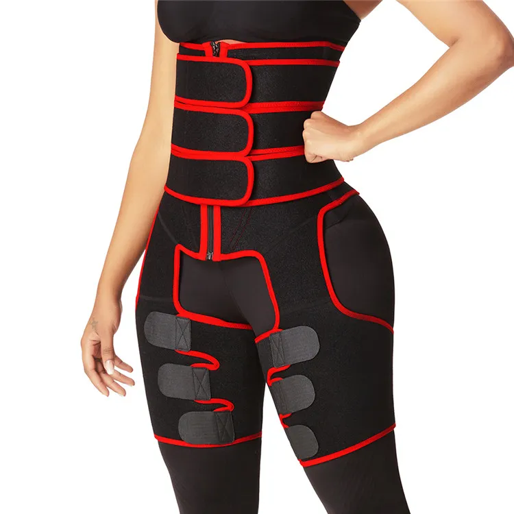 Custom Leg Shaper Workout Waist Trainer for Ladies Thigh Eraser Private Label Waist Trainer Shaper Trimmer