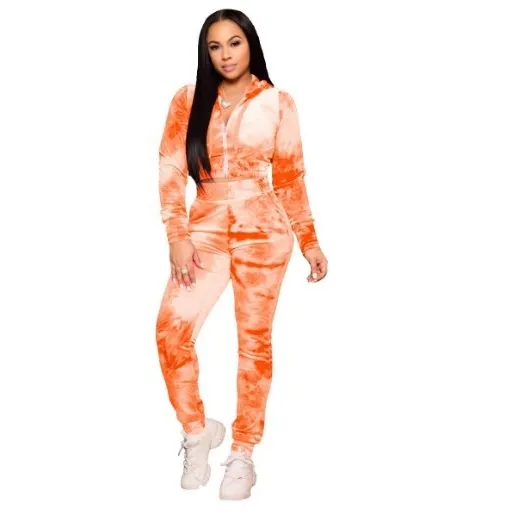 Custom Logo 2 PCS Outfits Velour Tracksuit Women Hoodie Velvet Jogging Sweatsuit Workout Sets