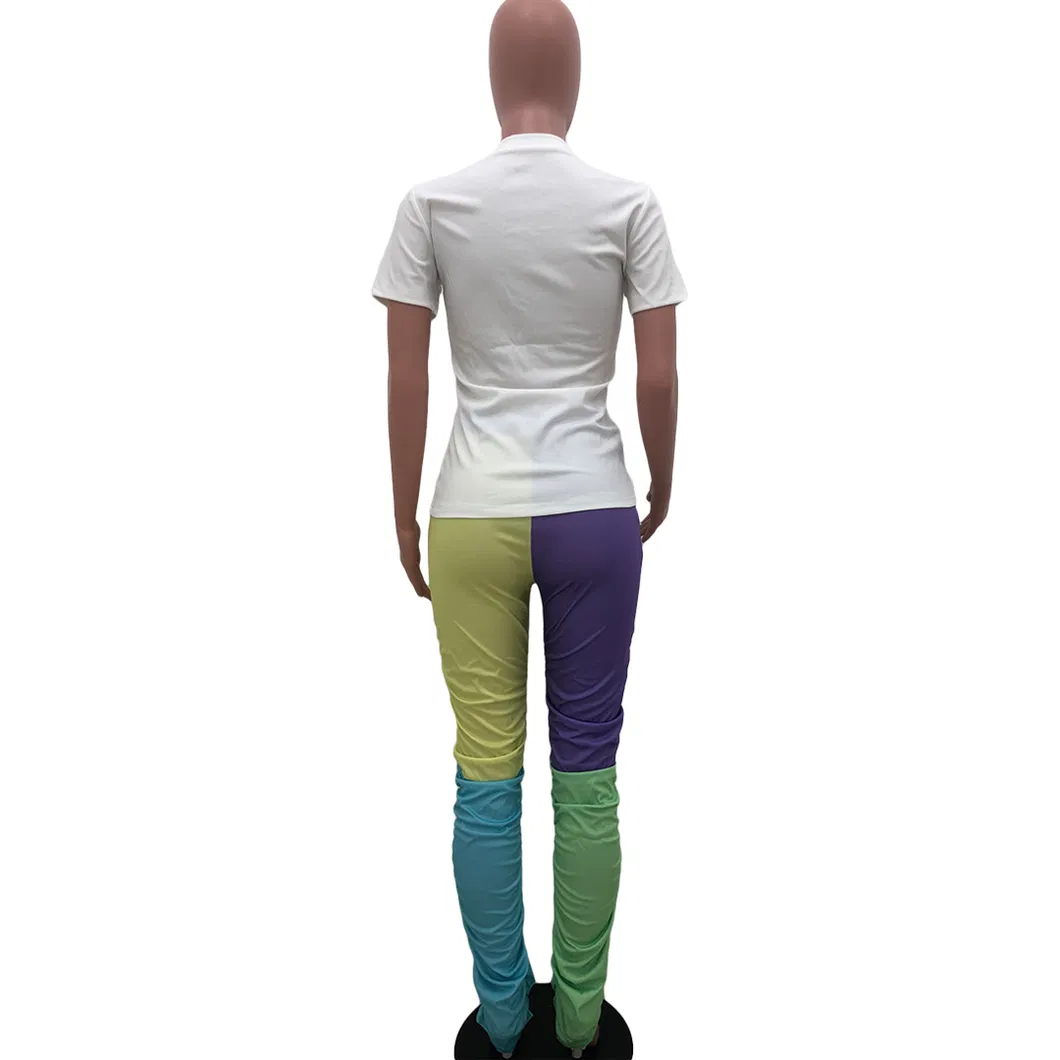 Custom Logo Printed Women Sexy Clothing Two Piece Set Manufacturer