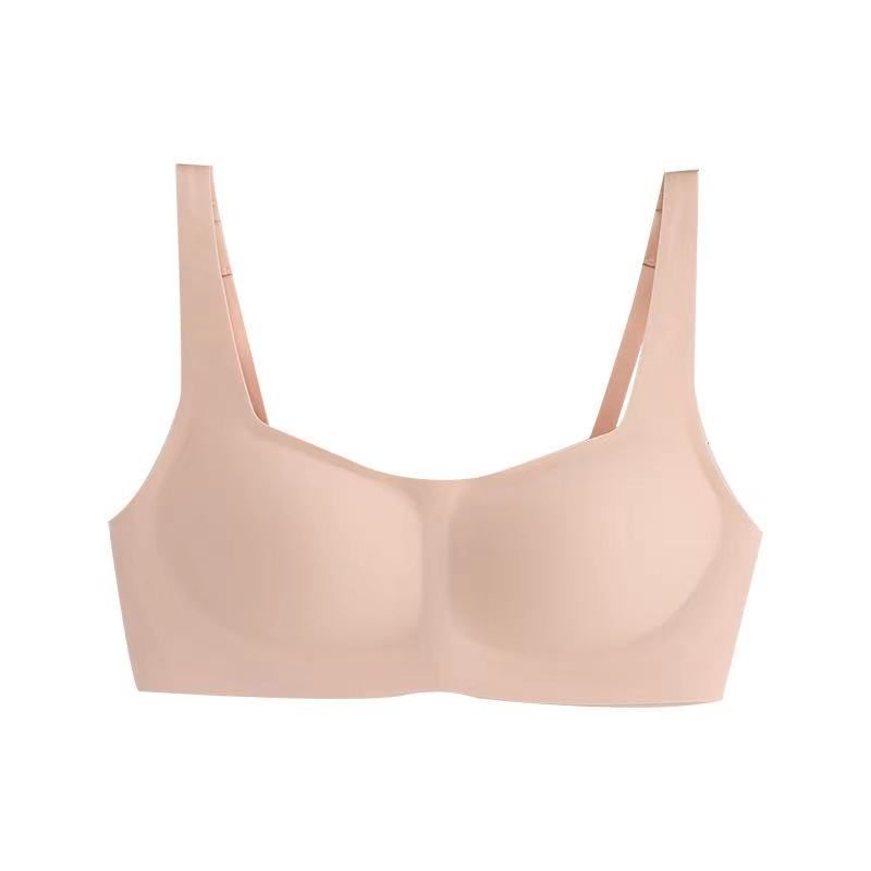 Customized Solid Color Sexy Wireless and Seamless Bonding Women Lingerie Underwear Bra Top