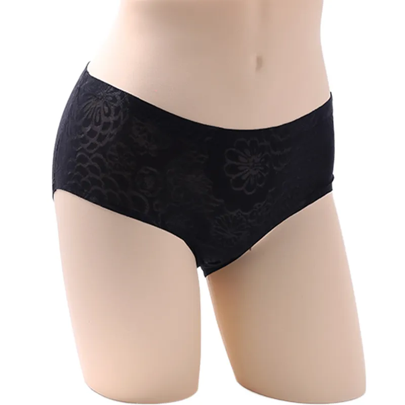 Factory Direct Large Size Viscose Fiber Seamless Underwear Women′s Sexy MID-Waist Plus-Sized Comfortable Women′s Panties