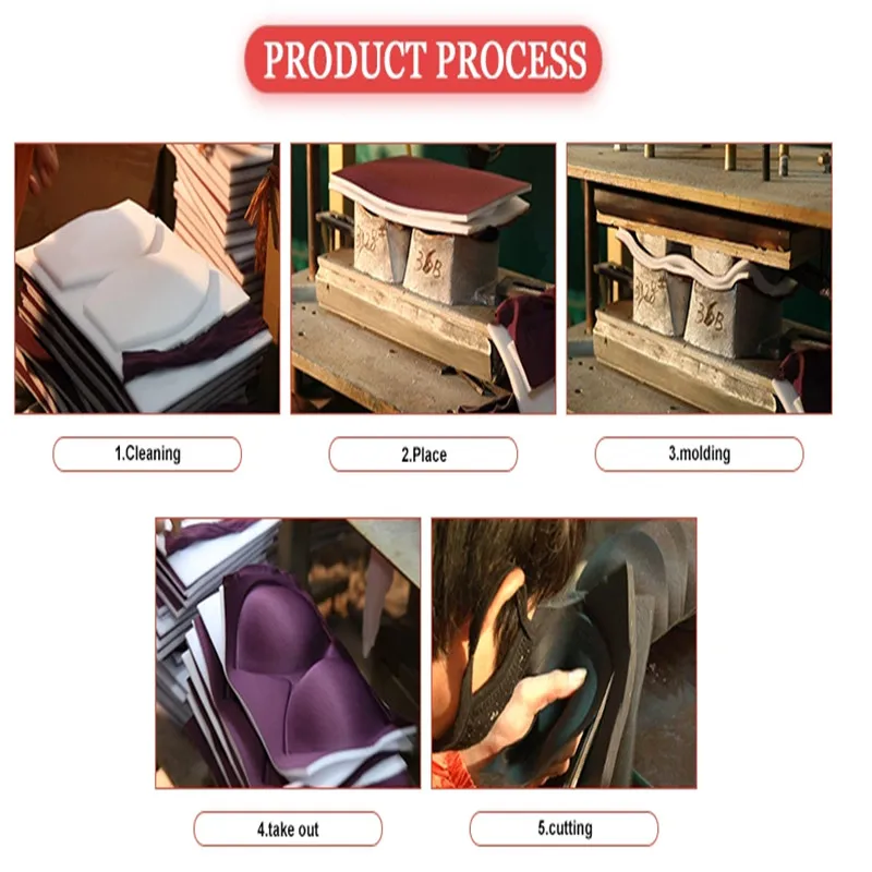 Factory Price Push up Bra Padding, Bra Cups for Garments