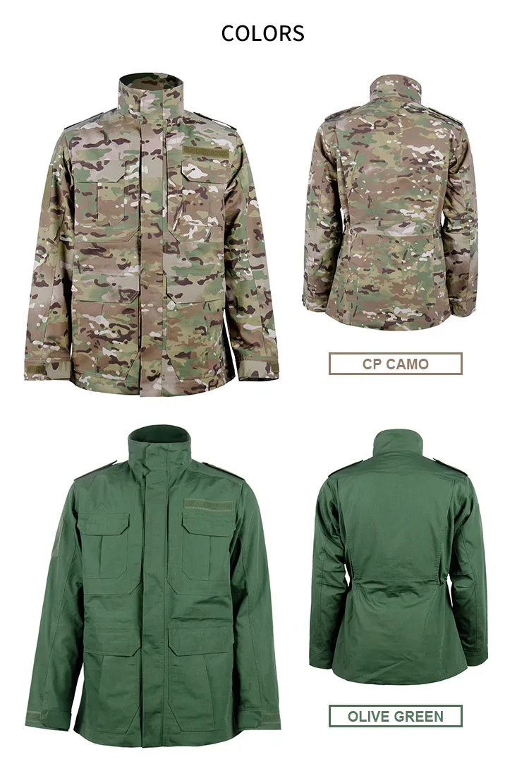 Fashion Winter Windproof T/C Uniforms Manufacturing M02 Military Jackets Men