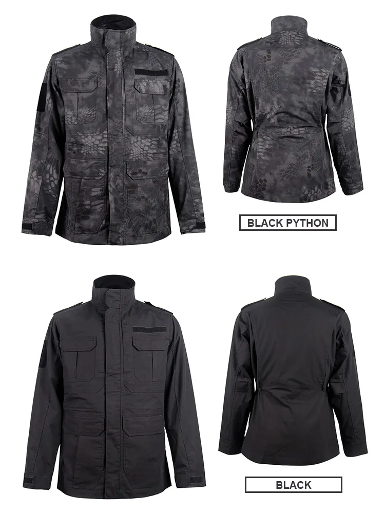 Fashion Winter Windproof T/C Uniforms Manufacturing M02 Military Jackets Men