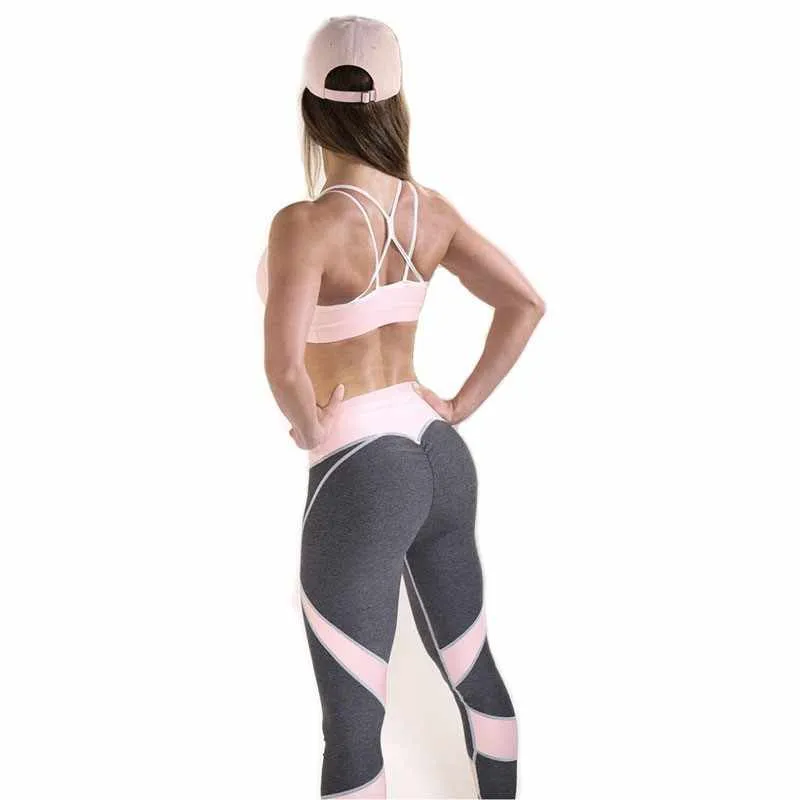 Fitness Yoga Pants Womens Sport Leggings Running Tights