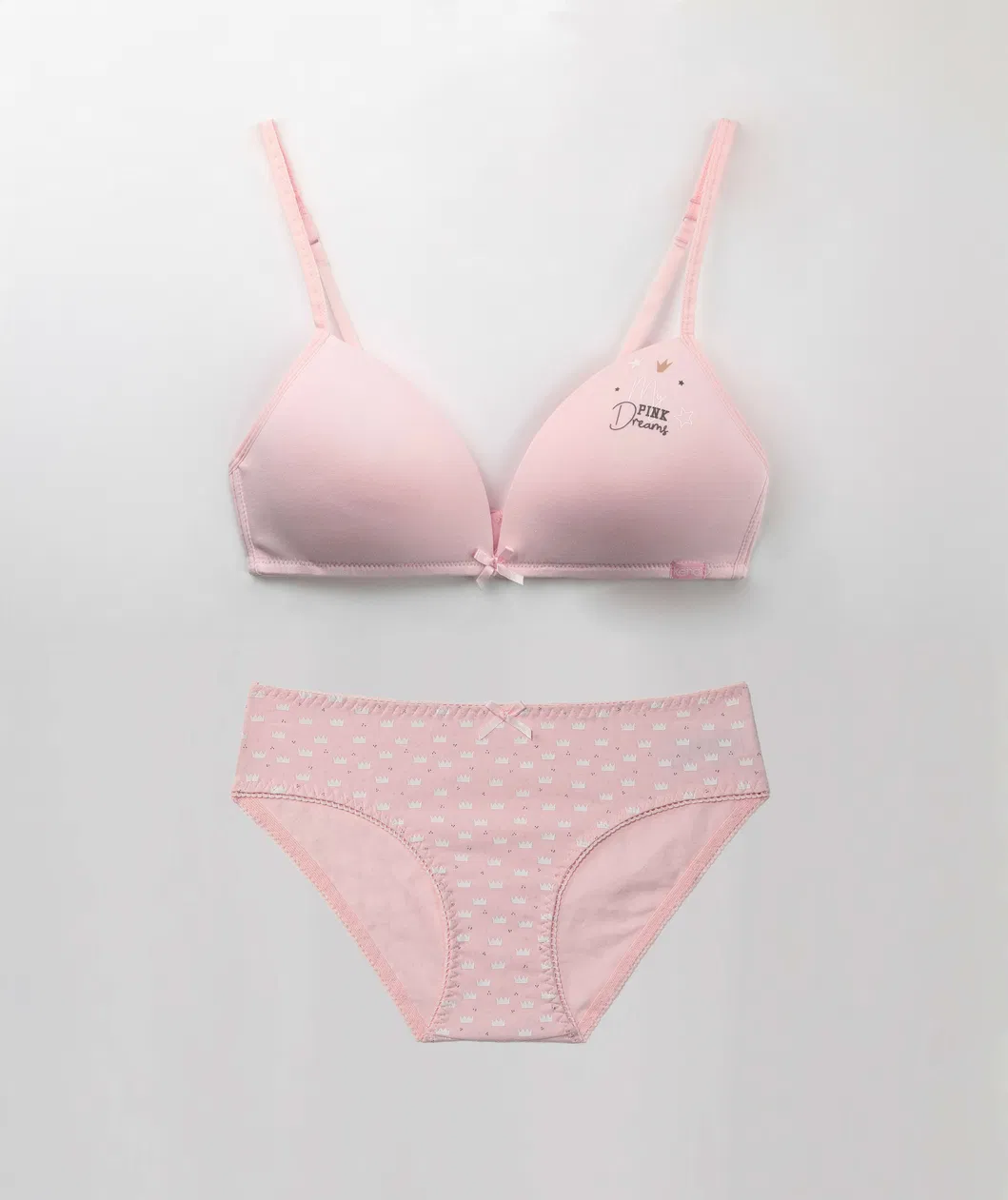 Girl′s Underwear Organic Cotton Crotch New Girl Student Low Waist Briefs Underwear