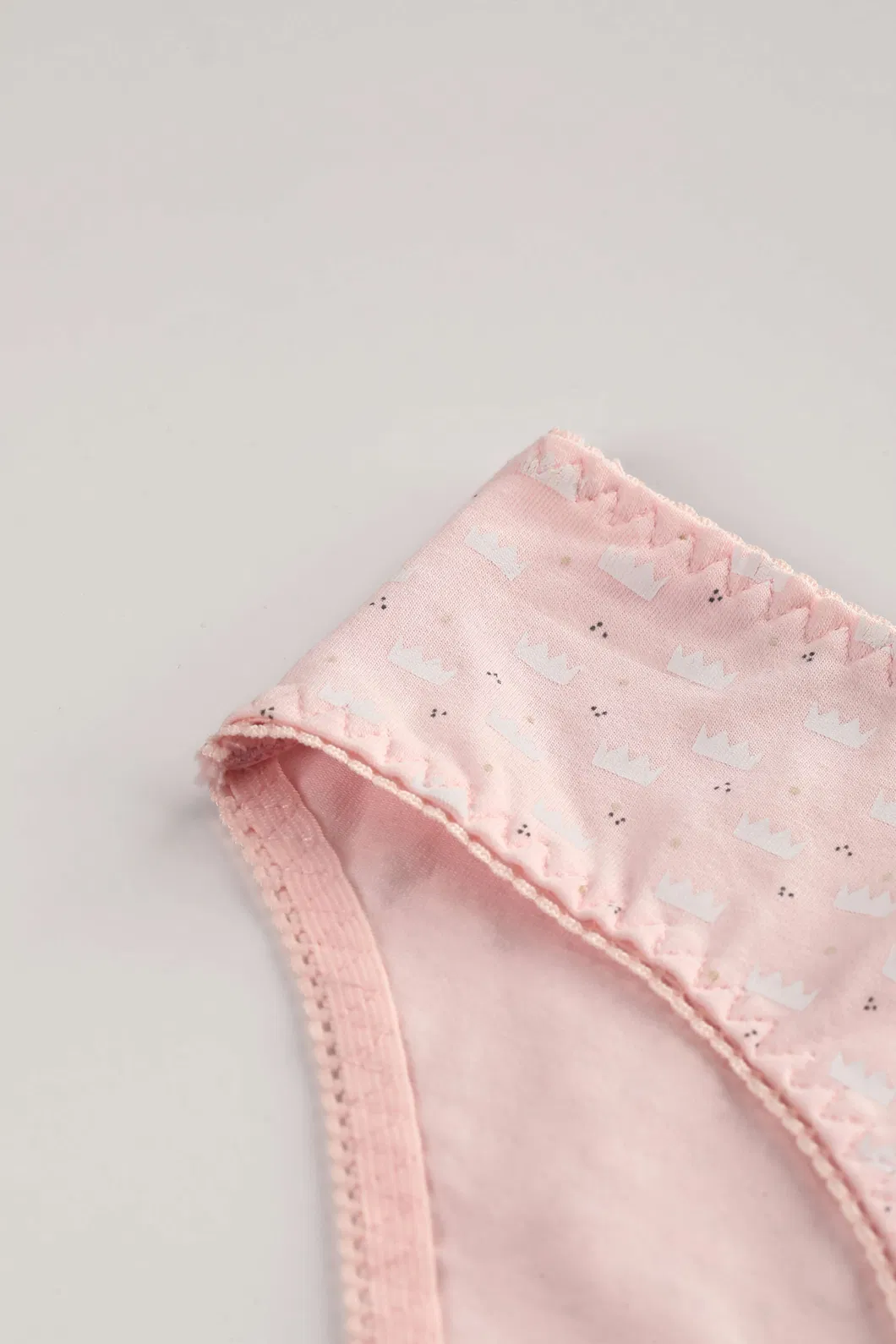 Girl′s Underwear Organic Cotton Crotch New Girl Student Low Waist Briefs Underwear