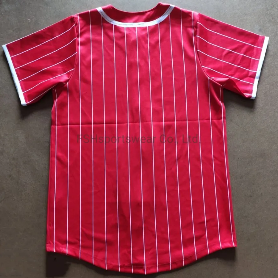 High Quality Custom Made Baseball Jersey with Sublimation Print