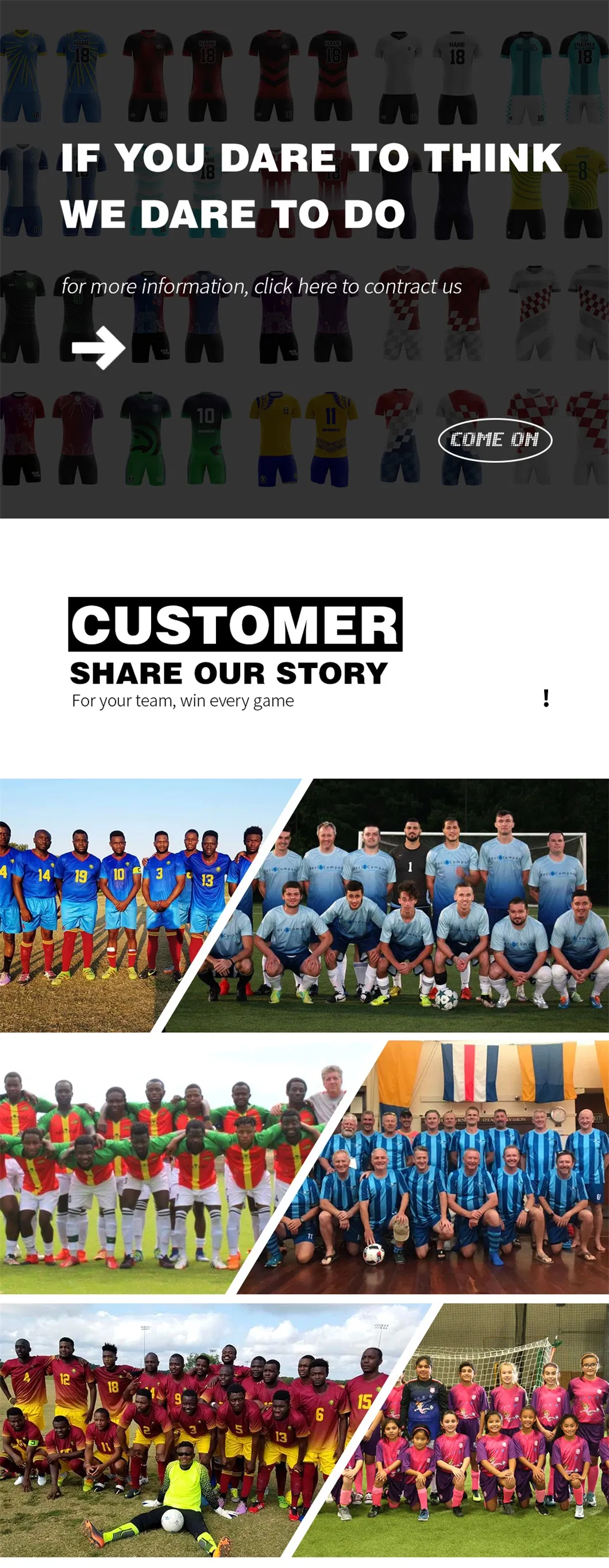 High Quality Custom Sport Wear Soccer Uniforms Men′s OEM T Shirts