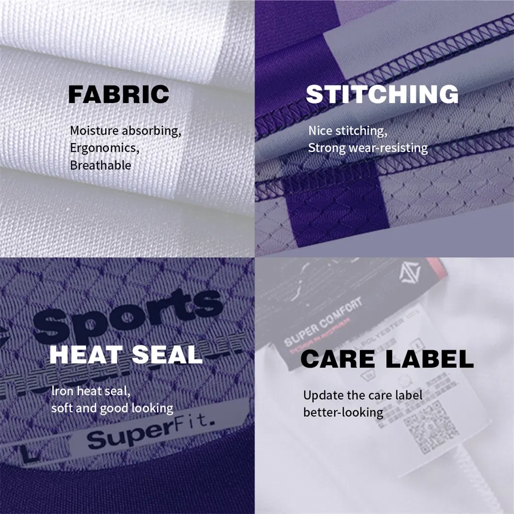 High Quality Custom Sport Wear Soccer Uniforms Men′s OEM T Shirts