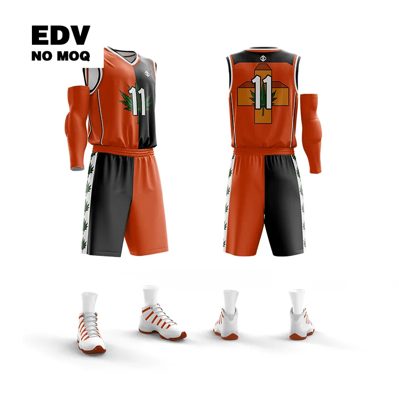 High Quality Sublimation Basketball Jersey Sportswear Coustom Basketvall Unifroms