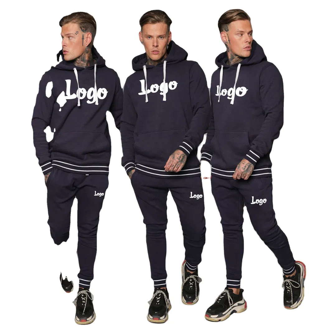 High Quality Summer Tracksuit Breathable Sportswear Outfit Clothes Two Piece Men Hoodie Set