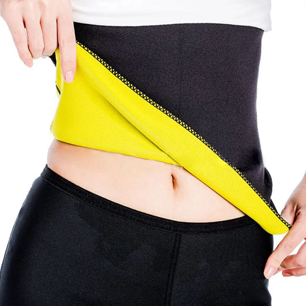 Hot Body Shaper for Women Neoprene Slimming Belt Tummy Control Shapewear Stomach Fat Burner Workout Sauna Suit