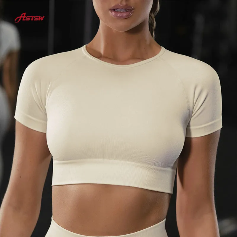 Hot Popular Seamless Short Sleeved Women Yoga Wear