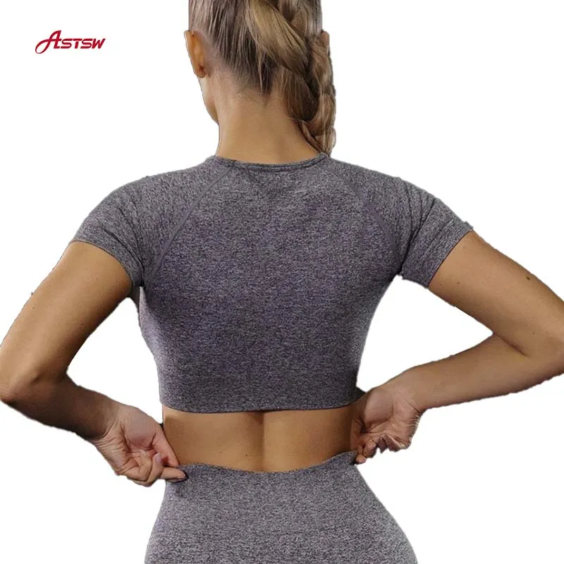 Hot Popular Seamless Short Sleeved Women Yoga Wear