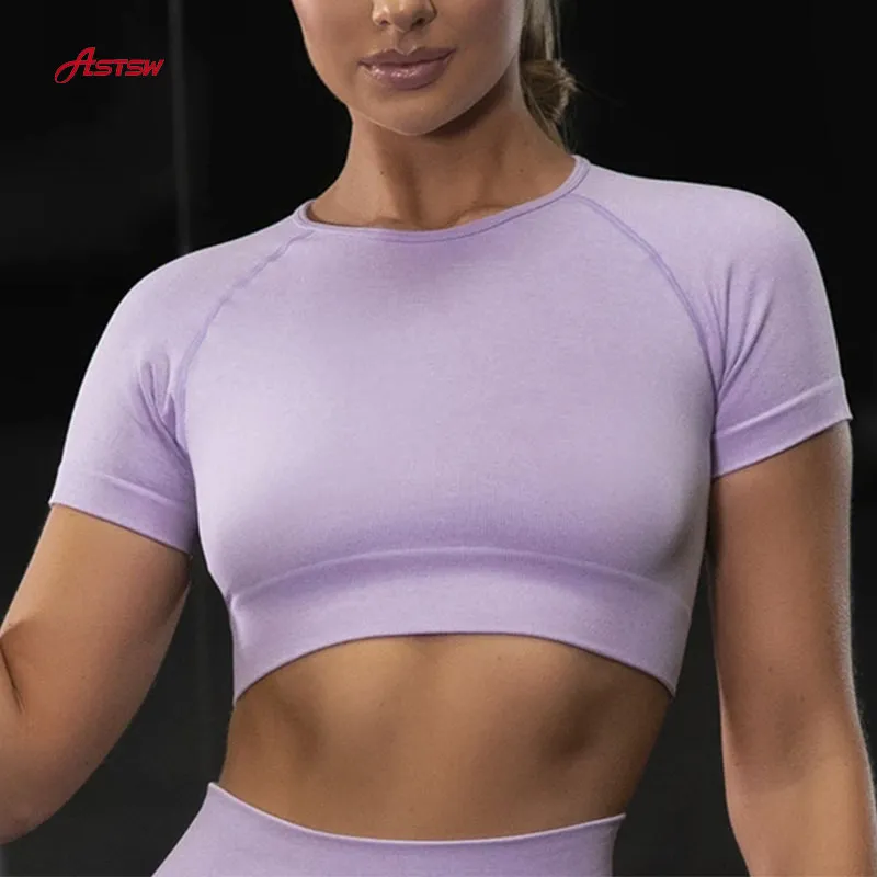 Hot Popular Seamless Short Sleeved Women Yoga Wear