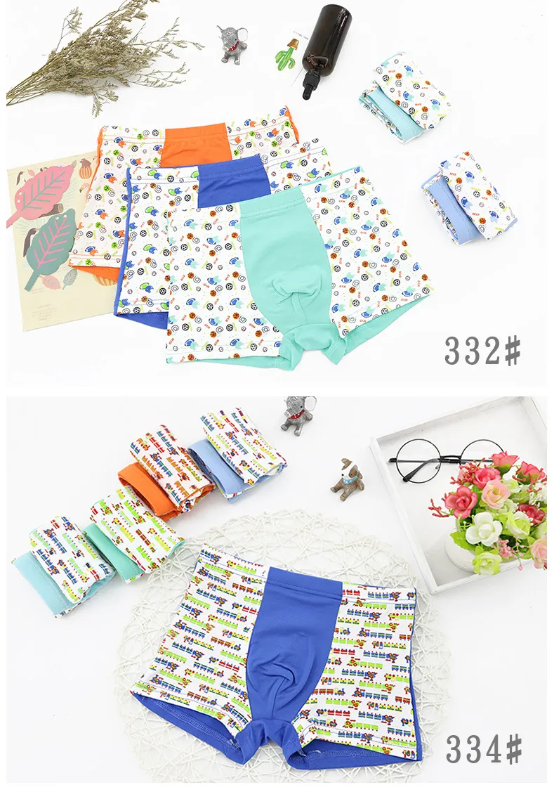 Kids Series Baby Soft Cotton Panties Little Boys′ Assorted Briefs