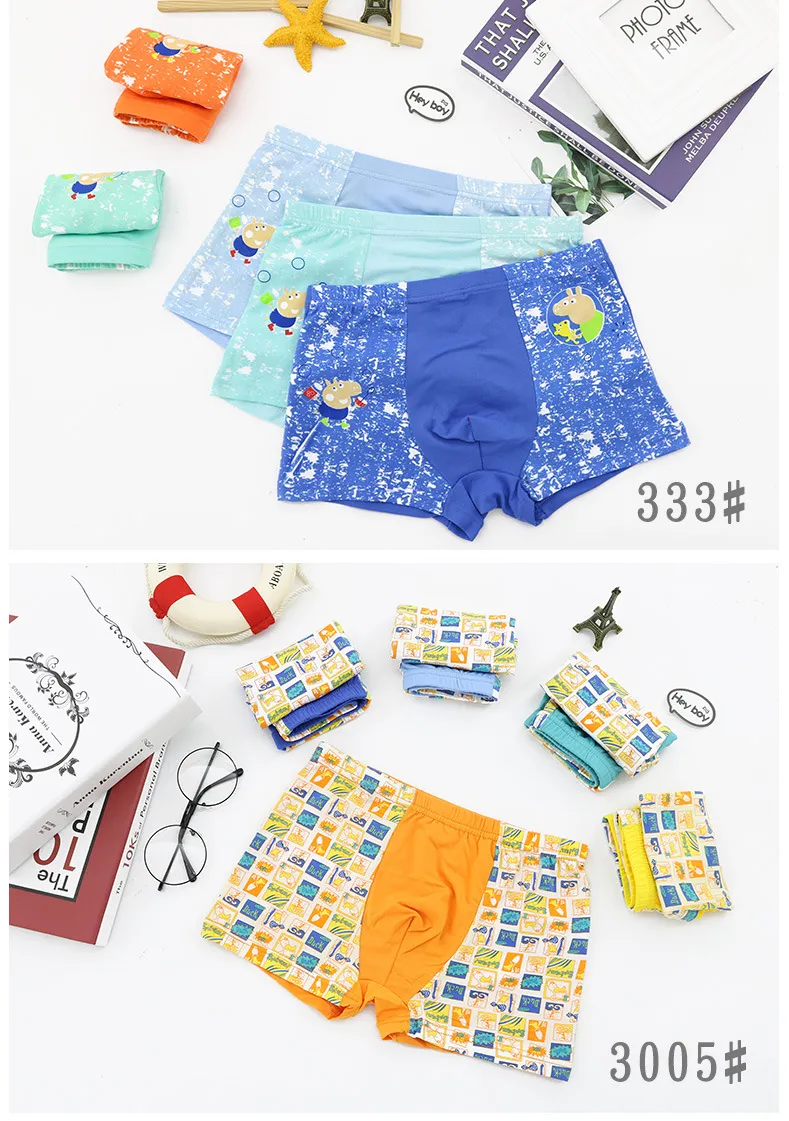 Kids Series Baby Soft Cotton Panties Little Boys′ Assorted Briefs
