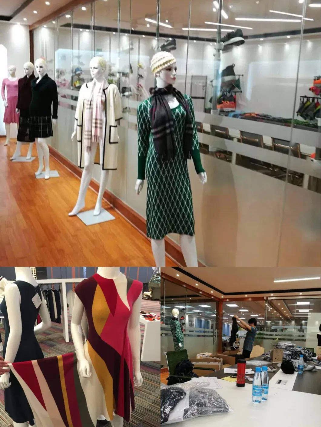 Knitting Wear Ladies Knitted Pullover with Wool Sweaters