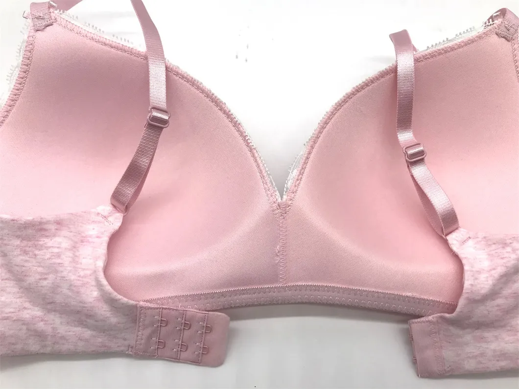 Ladies Fashion Bra Sexy Underwear Ladies Underwear Ladies Lingerie Sexy Underwear Ladies Fashion Wireless Bra with Lace-BSCI/Walmart