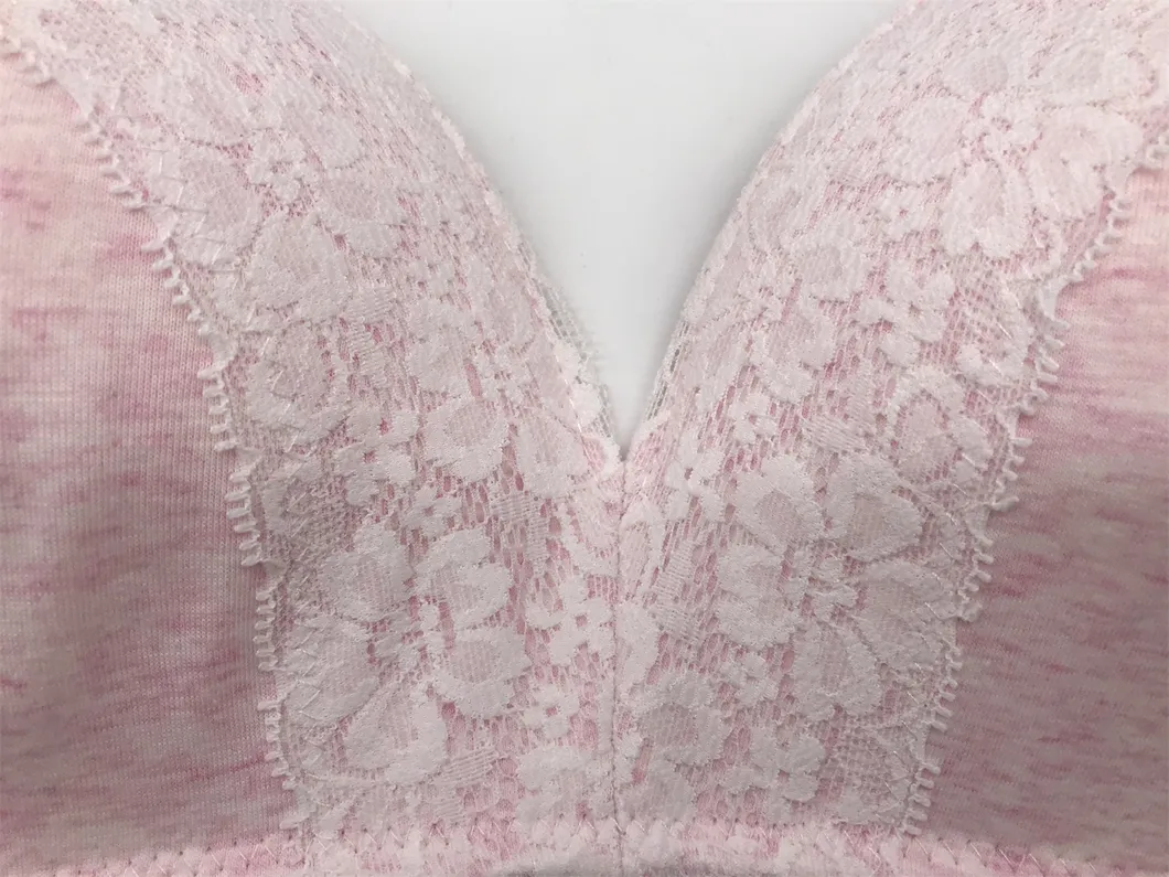 Ladies Fashion Bra Sexy Underwear Ladies Underwear Ladies Lingerie Sexy Underwear Ladies Fashion Wireless Bra with Lace-BSCI/Walmart