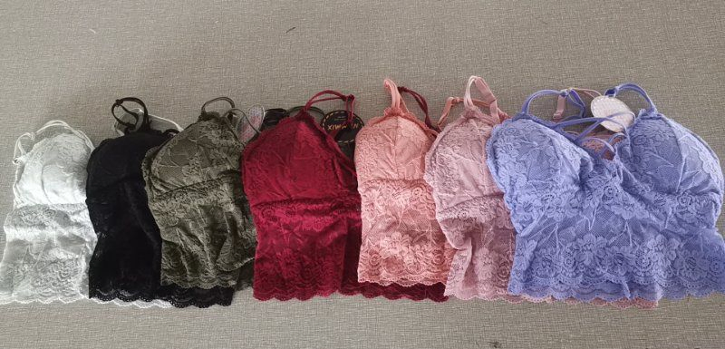 Ladies Lace Top Lace Camisole Lace Lingerie Sexy Spaghetti with Cup Padding Best Breathable