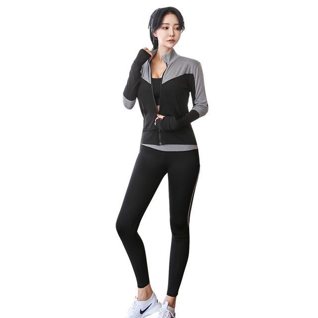 Ladies Long Sleeve Blouse Long Sleeve Sport Top Fitness Wear Running Clothes Cycling Active Wear