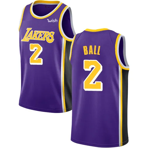 Lakers Jerseys 2 Lonzo Ball Turner Basketball Jerseys