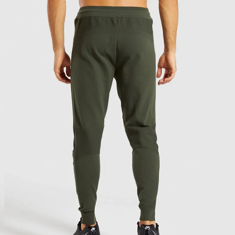 Latest Fashion High Waist Sports Pants Nylon Spandex Fabric Athletic Jogger for Men